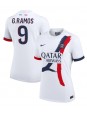 Paris Saint-Germain Goncalo Ramos #9 Venkovní Dres pro Dámské 2024-25 Krátký Rukáv